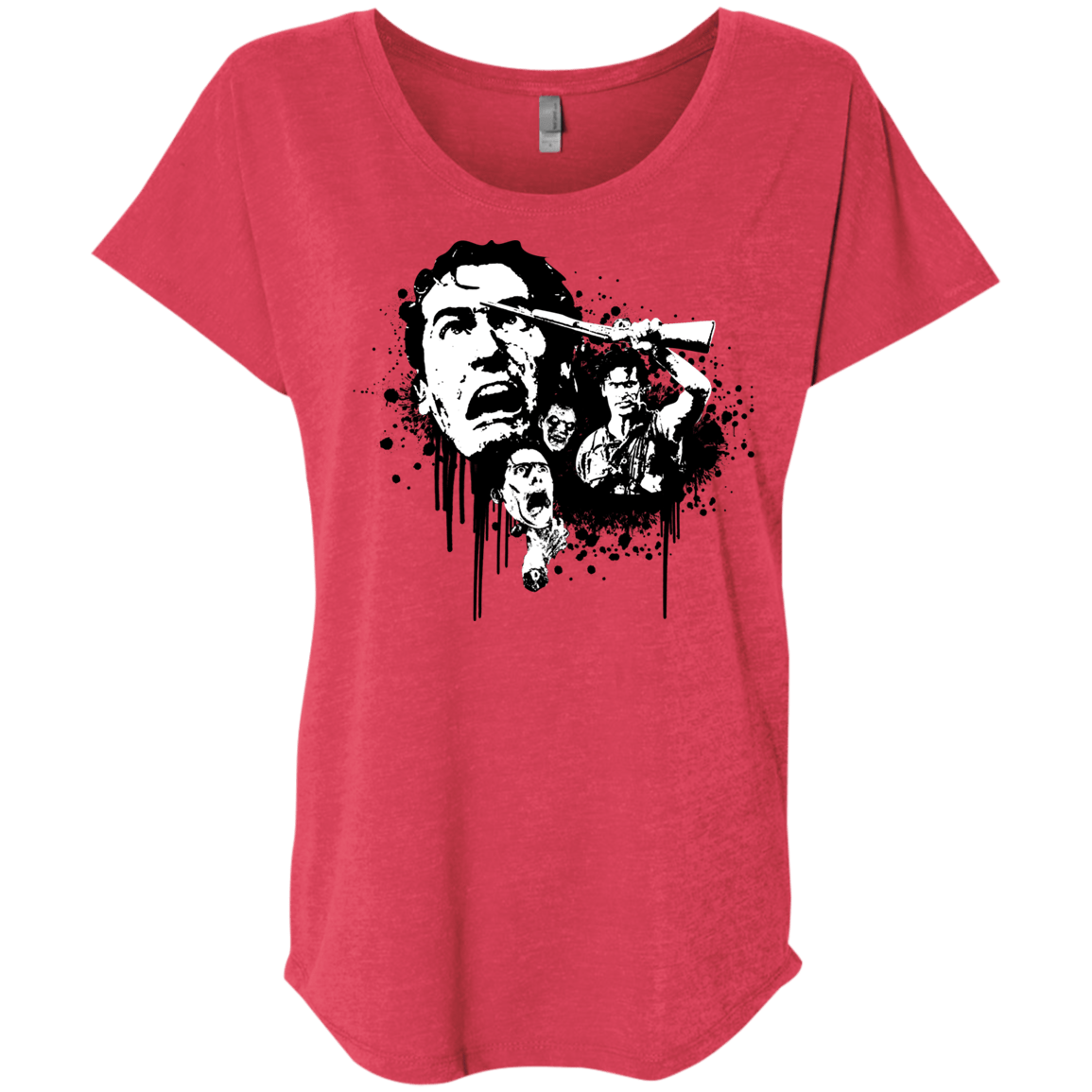 T-Shirts Vintage Red / X-Small Evil Dead Legend Triblend Dolman Sleeve
