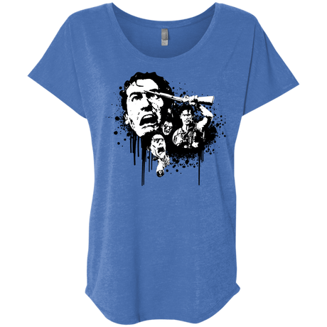 T-Shirts Vintage Royal / X-Small Evil Dead Legend Triblend Dolman Sleeve