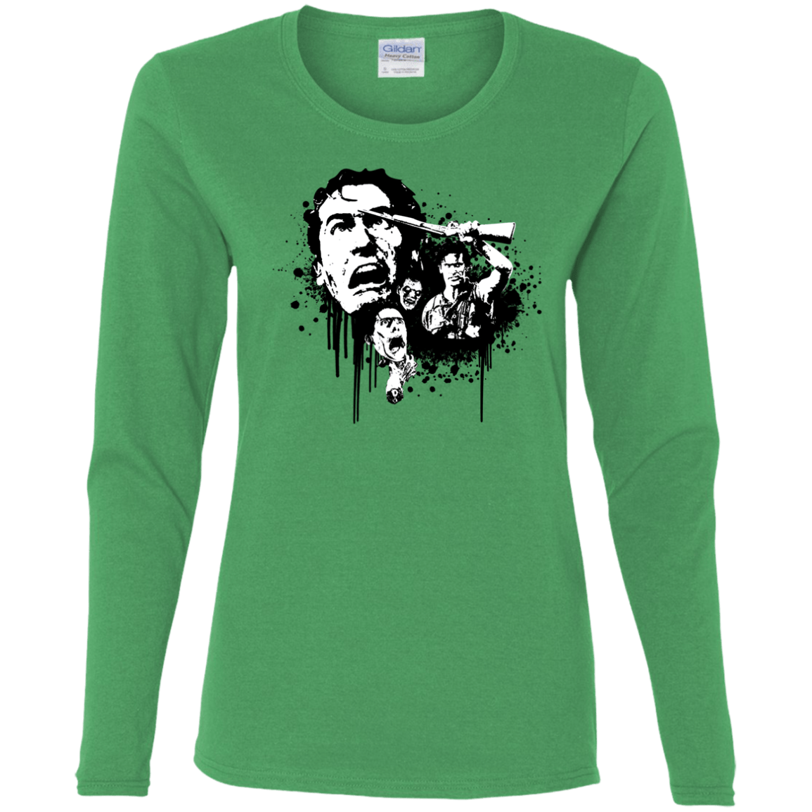T-Shirts Irish Green / S Evil Dead Legend Women's Long Sleeve T-Shirt