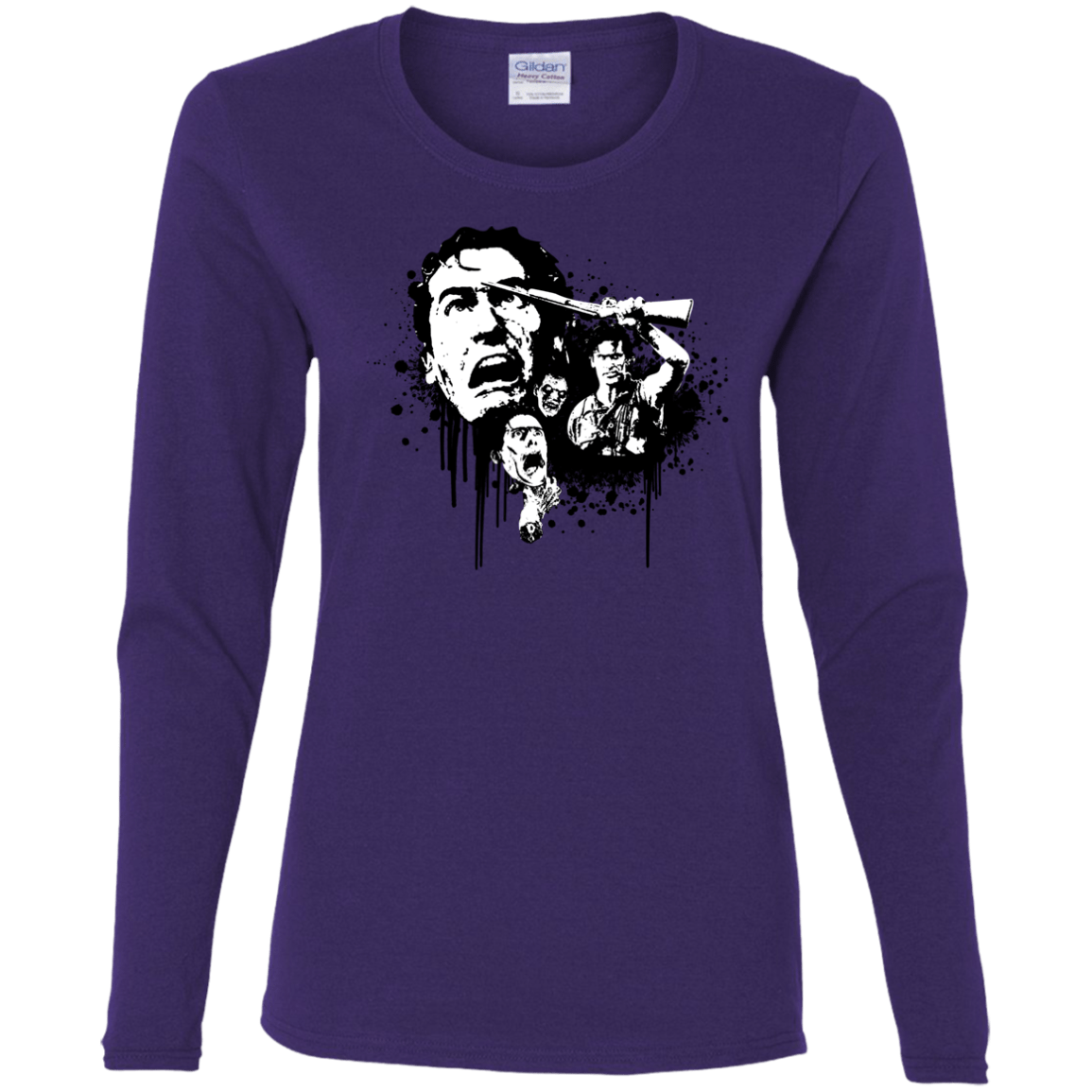 T-Shirts Purple / S Evil Dead Legend Women's Long Sleeve T-Shirt