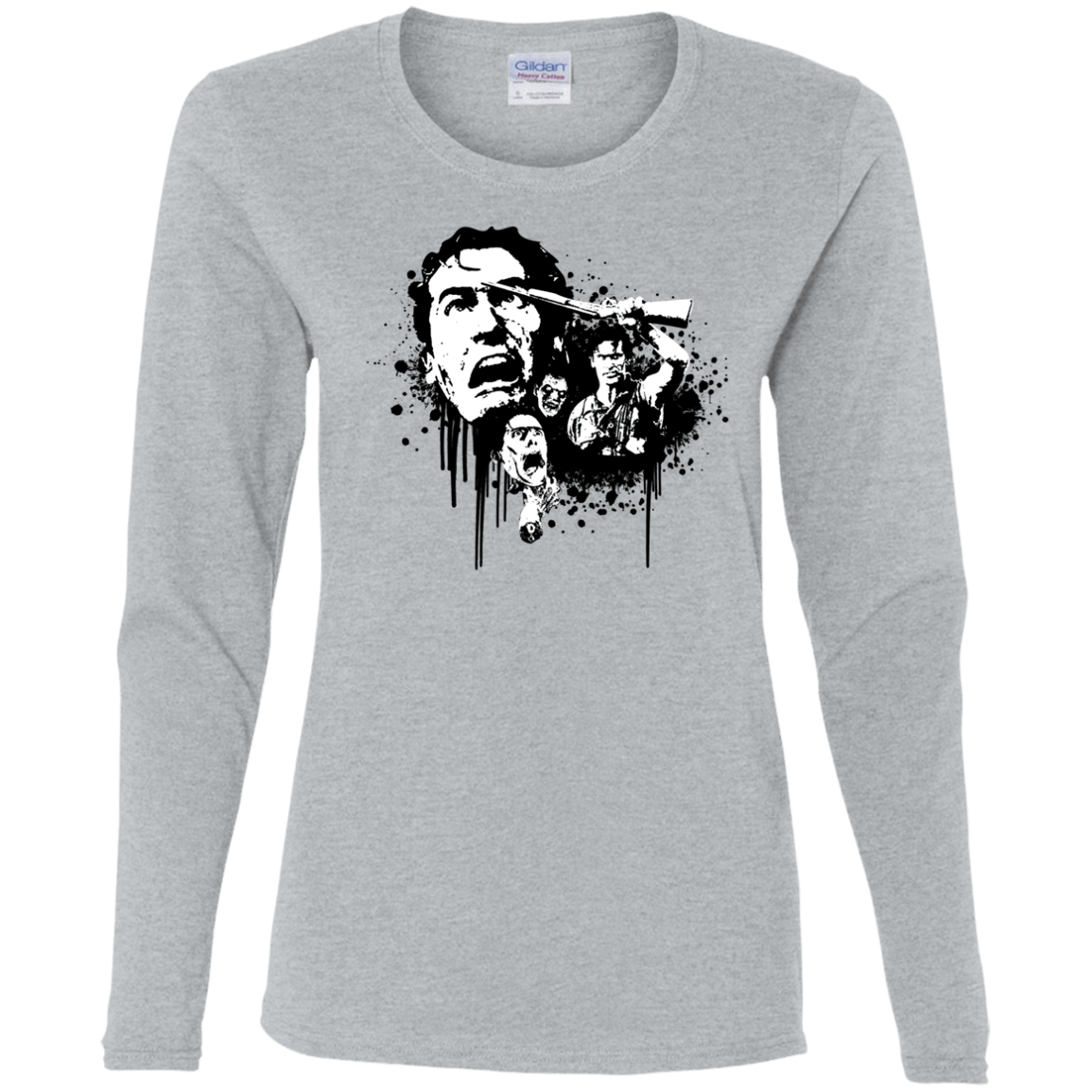 T-Shirts Sport Grey / S Evil Dead Legend Women's Long Sleeve T-Shirt