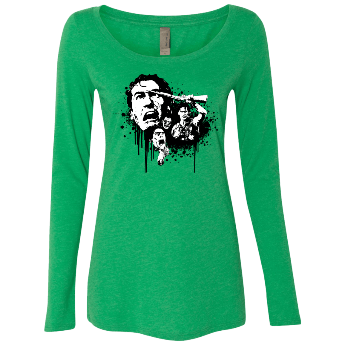 T-Shirts Envy / S Evil Dead Legend Women's Triblend Long Sleeve Shirt