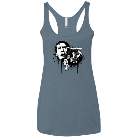 T-Shirts Indigo / X-Small Evil Dead Legend Women's Triblend Racerback Tank