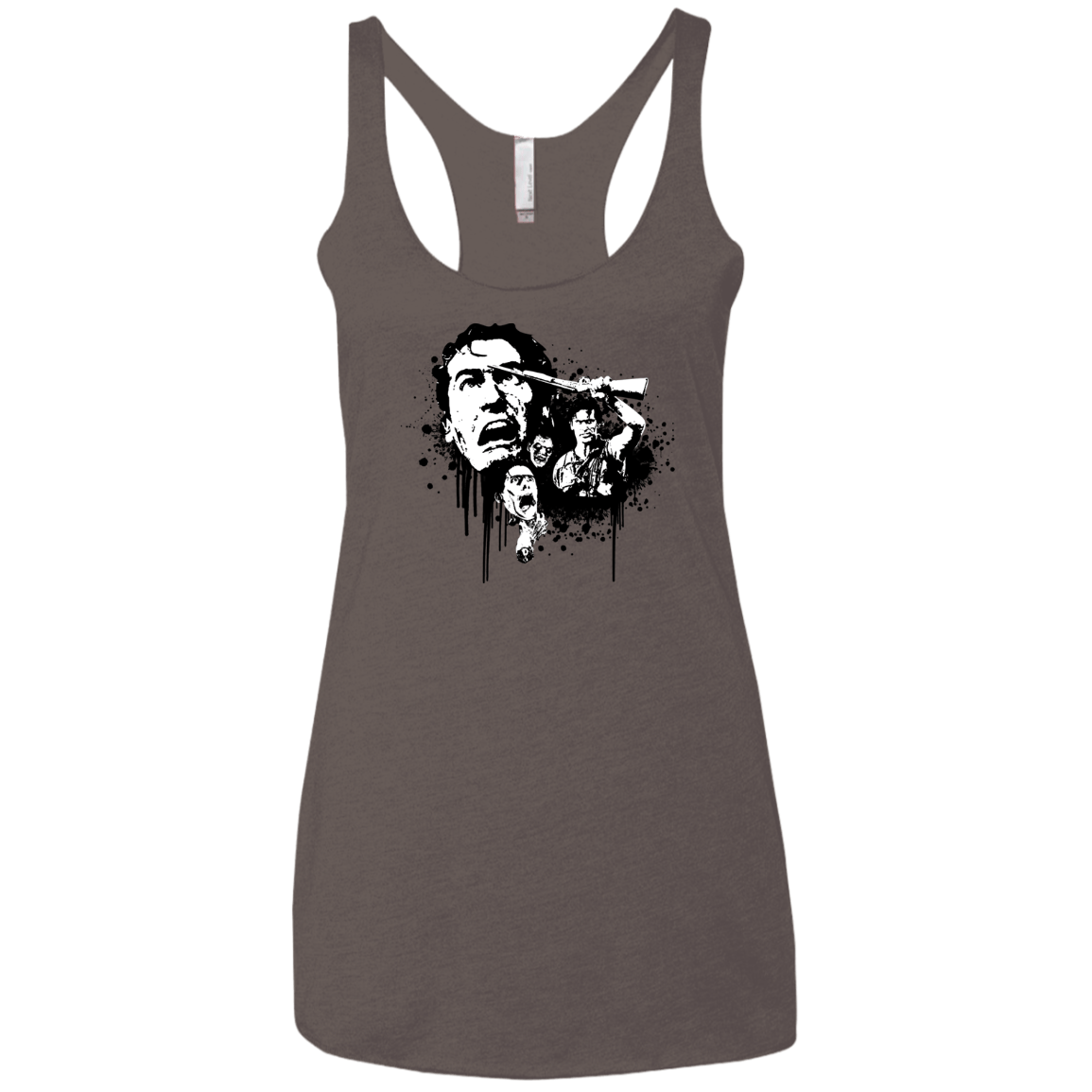 T-Shirts Macchiato / X-Small Evil Dead Legend Women's Triblend Racerback Tank
