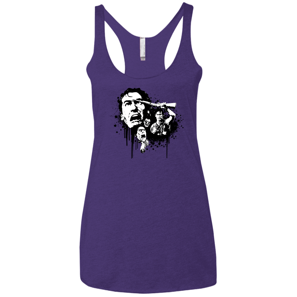 T-Shirts Purple Rush / X-Small Evil Dead Legend Women's Triblend Racerback Tank