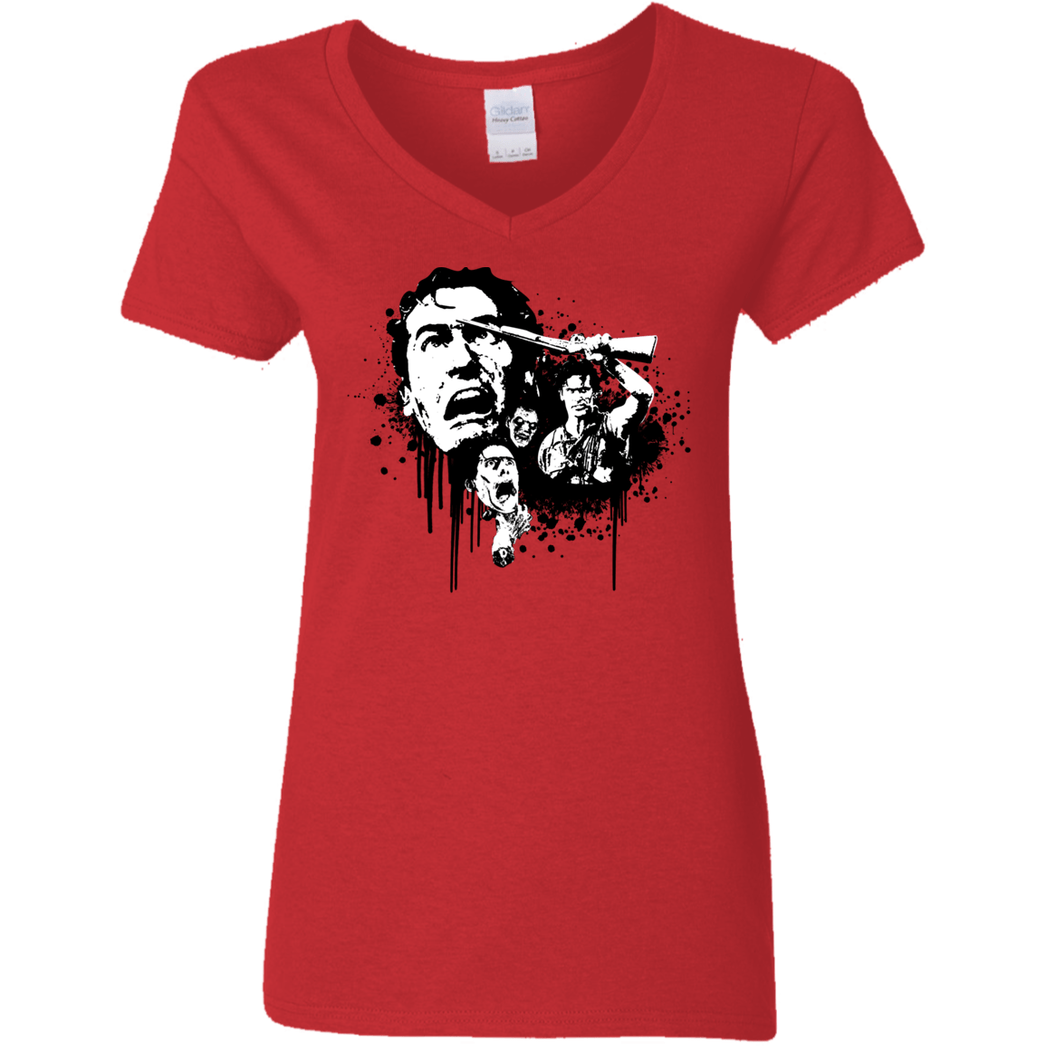 T-Shirts Red / S Evil Dead Legend Women's V-Neck T-Shirt