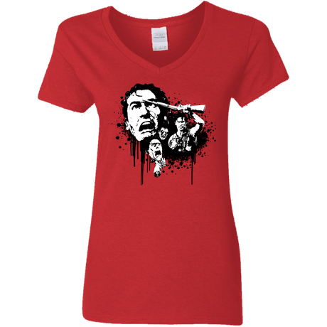 T-Shirts Red / S Evil Dead Legend Women's V-Neck T-Shirt