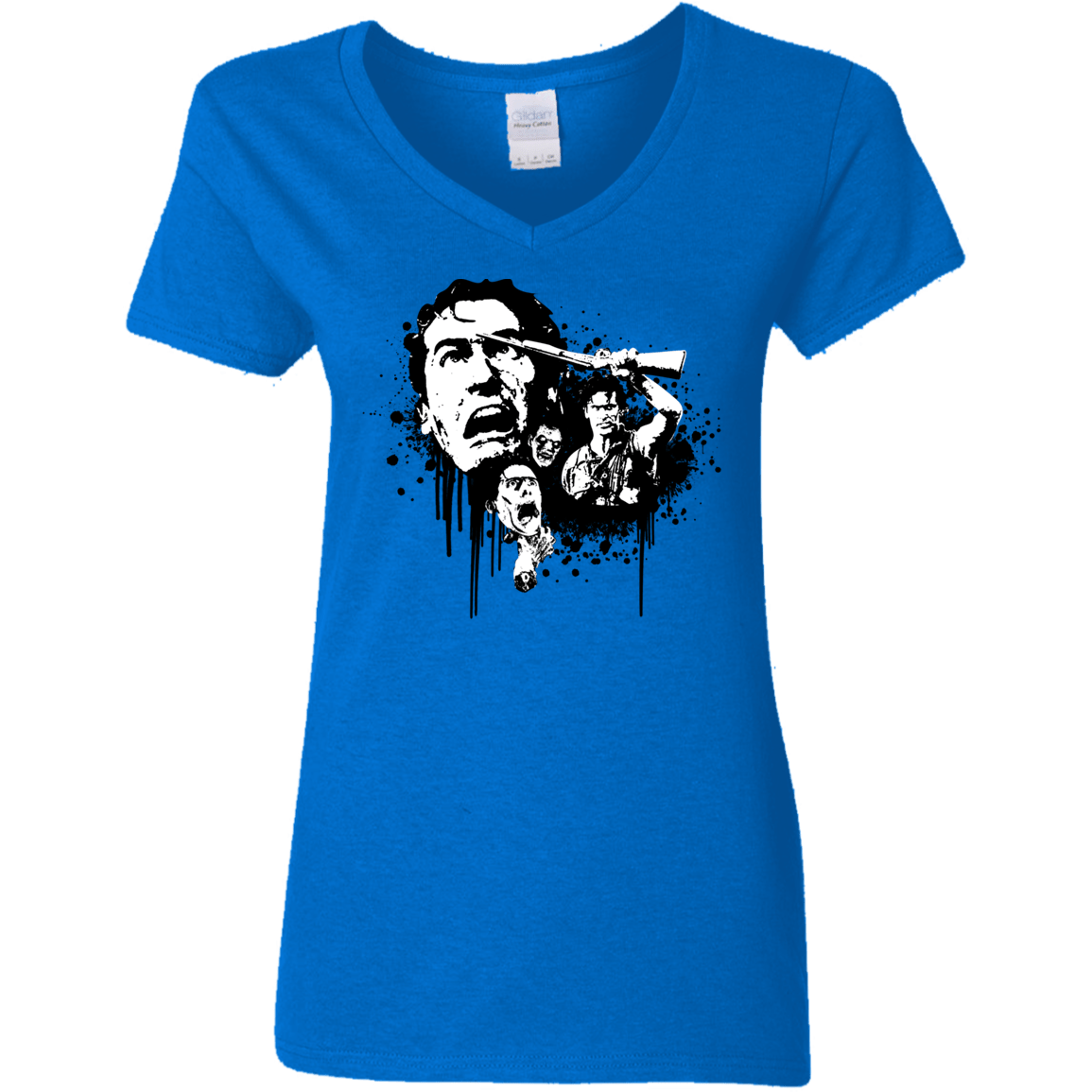 T-Shirts Royal / S Evil Dead Legend Women's V-Neck T-Shirt