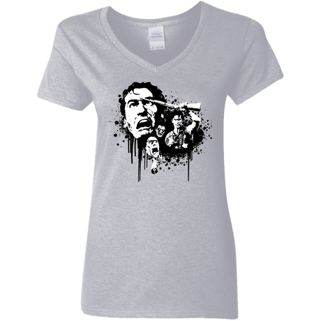 T-Shirts Sport Grey / S Evil Dead Legend Women's V-Neck T-Shirt