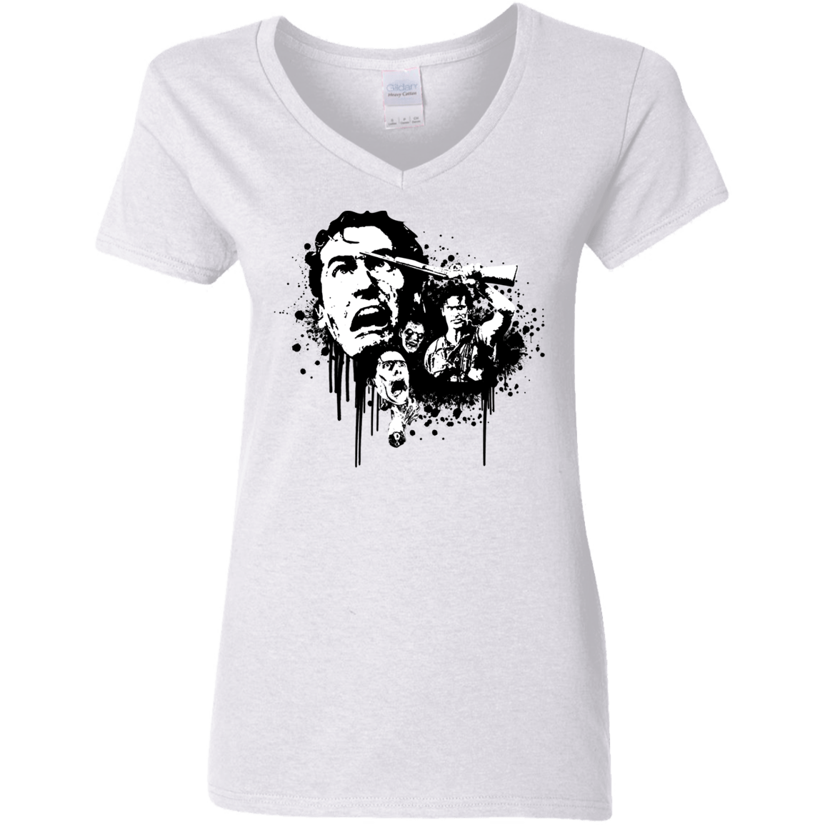 T-Shirts White / S Evil Dead Legend Women's V-Neck T-Shirt