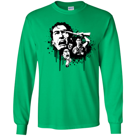 T-Shirts Irish Green / YS Evil Dead Legend Youth Long Sleeve T-Shirt