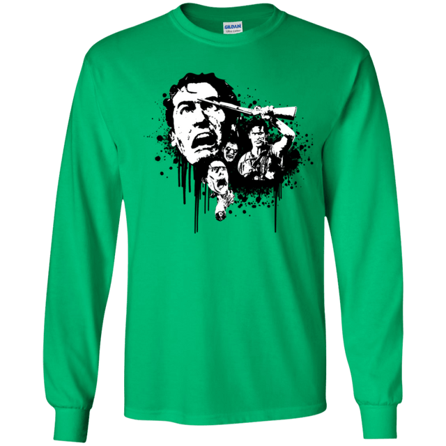 T-Shirts Irish Green / YS Evil Dead Legend Youth Long Sleeve T-Shirt