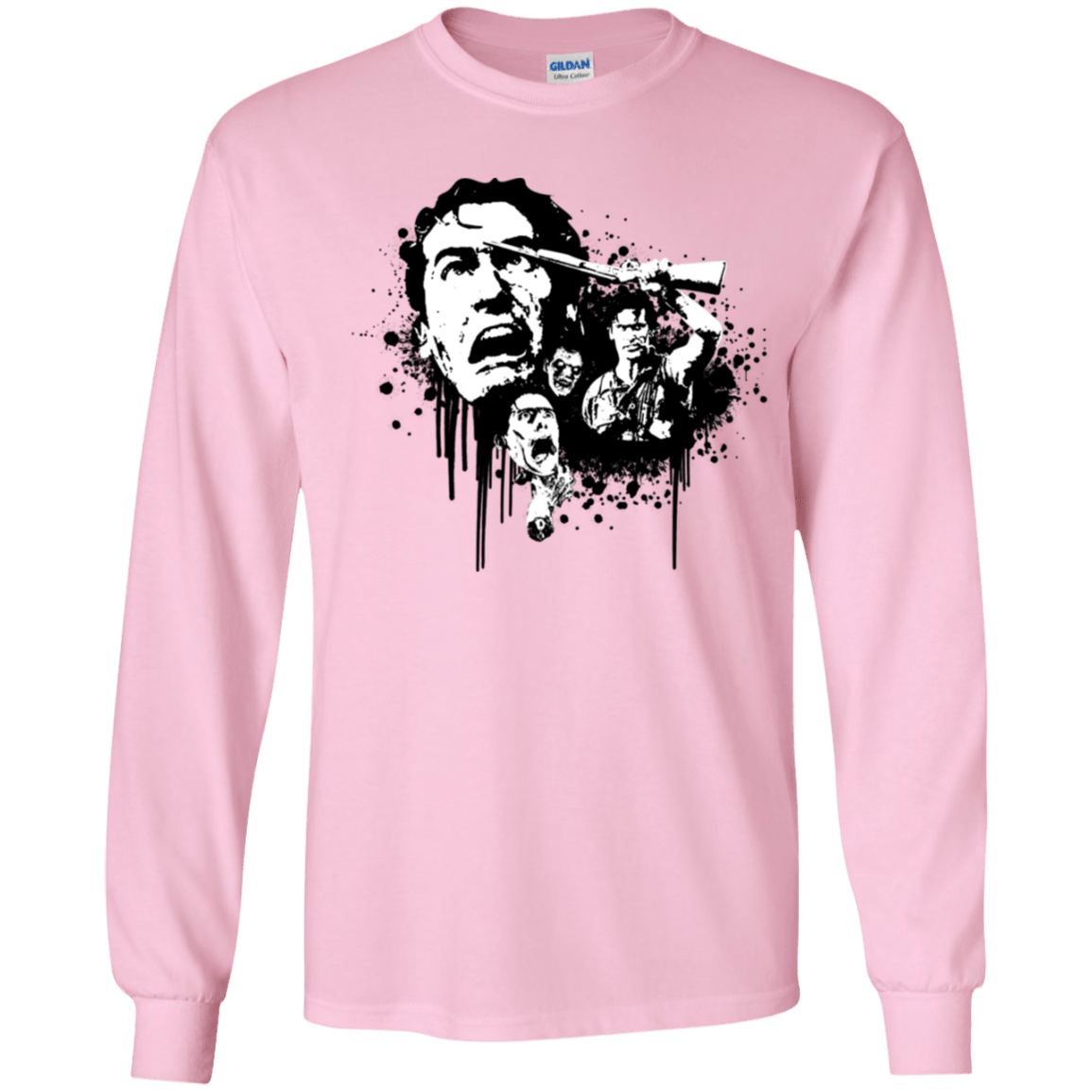 T-Shirts Light Pink / YS Evil Dead Legend Youth Long Sleeve T-Shirt