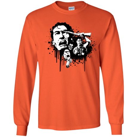 T-Shirts Orange / YS Evil Dead Legend Youth Long Sleeve T-Shirt