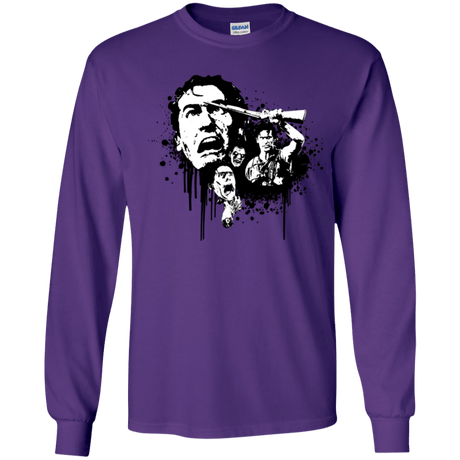 T-Shirts Purple / YS Evil Dead Legend Youth Long Sleeve T-Shirt