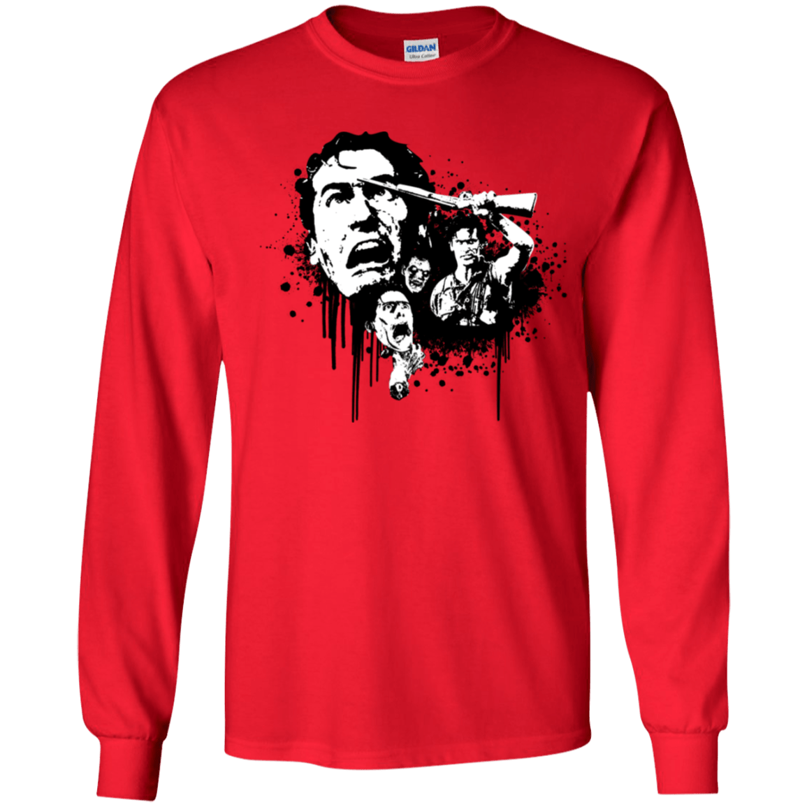 T-Shirts Red / YS Evil Dead Legend Youth Long Sleeve T-Shirt