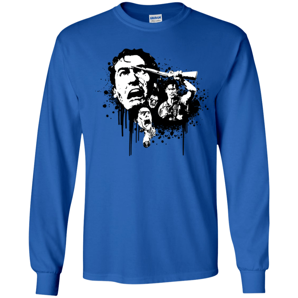T-Shirts Royal / YS Evil Dead Legend Youth Long Sleeve T-Shirt