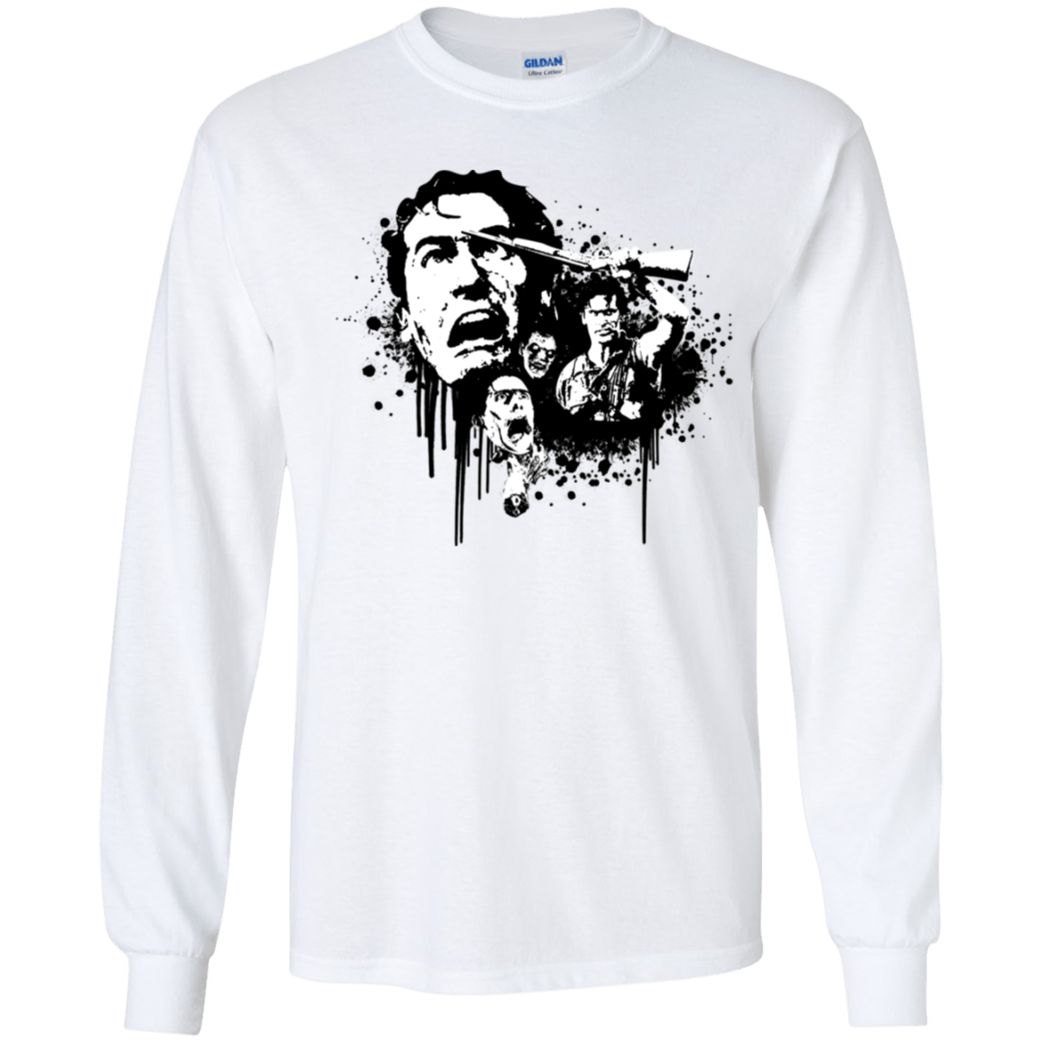 T-Shirts White / YS Evil Dead Legend Youth Long Sleeve T-Shirt