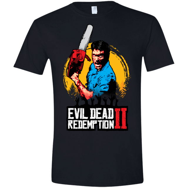 T-Shirts Black / X-Small Evil Dead Redemption II Men's Semi-Fitted Softstyle