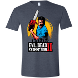 T-Shirts Heather Navy / S Evil Dead Redemption II Men's Semi-Fitted Softstyle