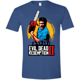 T-Shirts Heather Royal / X-Small Evil Dead Redemption II Men's Semi-Fitted Softstyle