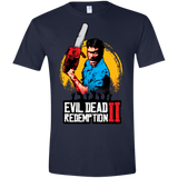T-Shirts Navy / X-Small Evil Dead Redemption II Men's Semi-Fitted Softstyle