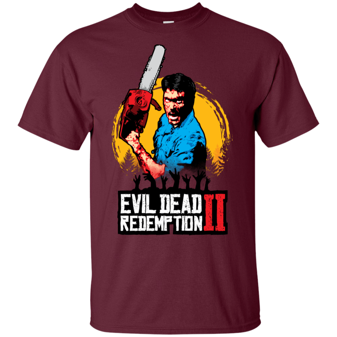 T-Shirts Maroon / S Evil Dead Redemption II T-Shirt