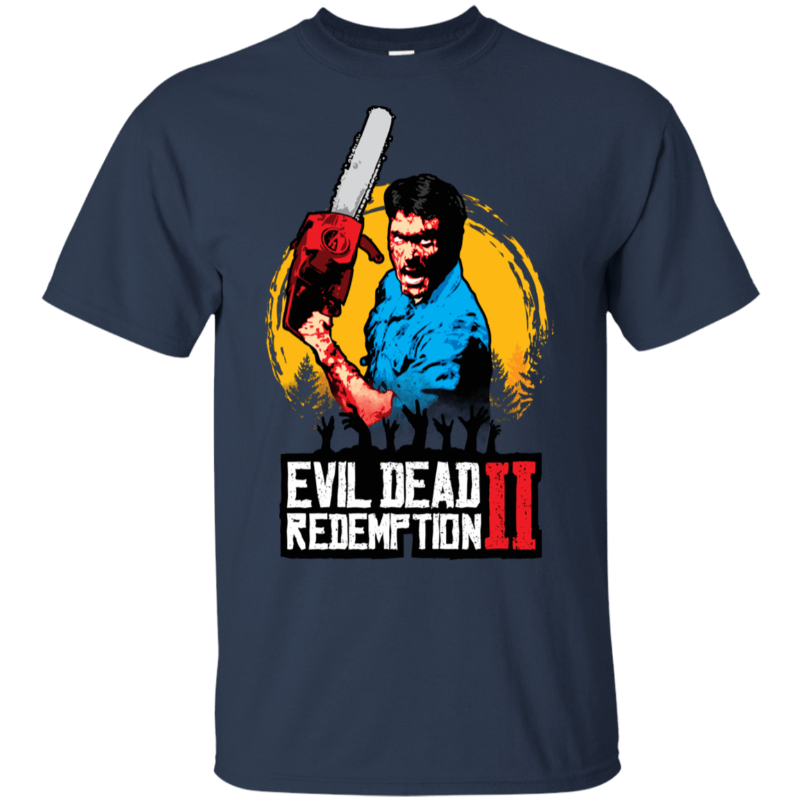 T-Shirts Navy / S Evil Dead Redemption II T-Shirt