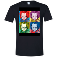 T-Shirts Black / S Evil Doll Pop Displate Men's Semi-Fitted Softstyle