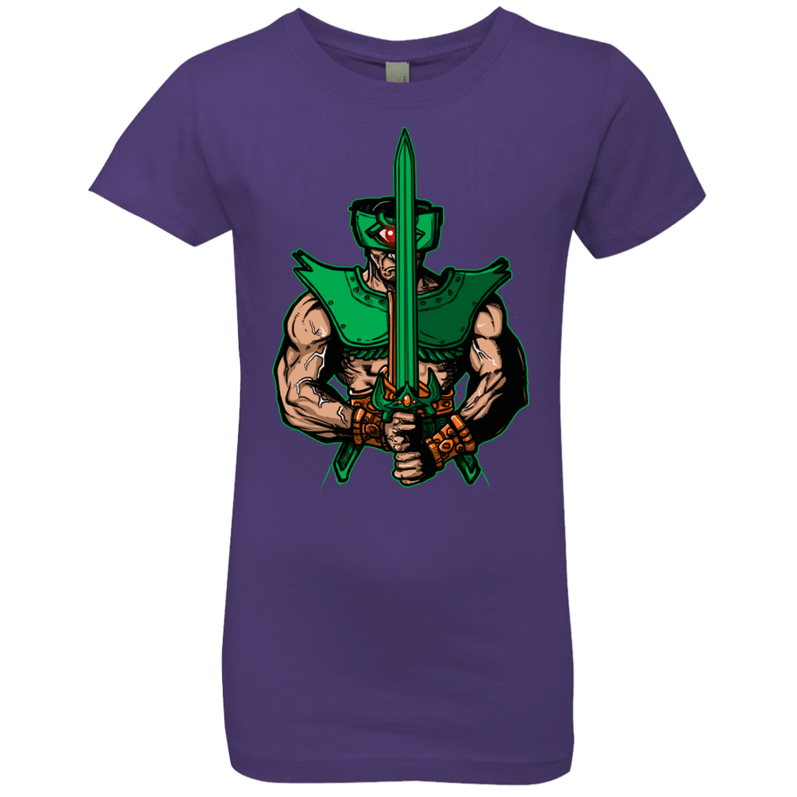 T-Shirts Purple Rush / YXS Evil Eye Girls Premium T-Shirt