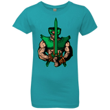 T-Shirts Tahiti Blue / YXS Evil Eye Girls Premium T-Shirt