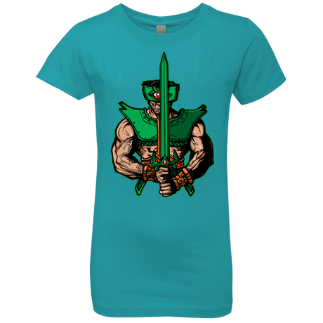 T-Shirts Tahiti Blue / YXS Evil Eye Girls Premium T-Shirt