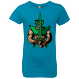 T-Shirts Turquoise / YXS Evil Eye Girls Premium T-Shirt