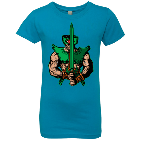 T-Shirts Turquoise / YXS Evil Eye Girls Premium T-Shirt