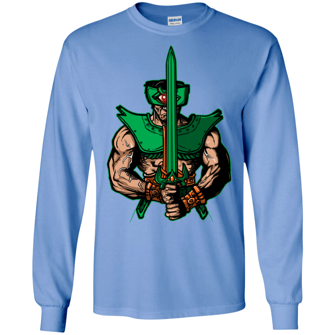 T-Shirts Carolina Blue / S Evil Eye Men's Long Sleeve T-Shirt