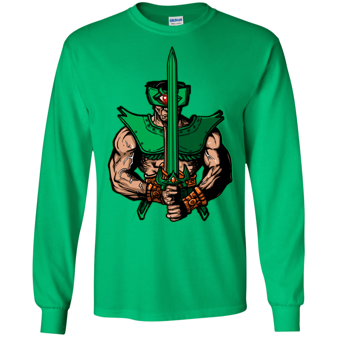 T-Shirts Irish Green / S Evil Eye Men's Long Sleeve T-Shirt