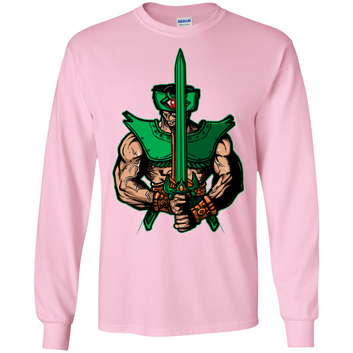 T-Shirts Light Pink / S Evil Eye Men's Long Sleeve T-Shirt