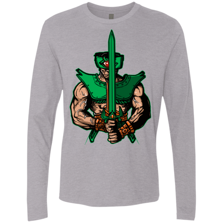 T-Shirts Heather Grey / S Evil Eye Men's Premium Long Sleeve