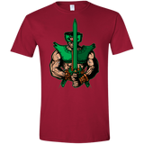 T-Shirts Cardinal Red / S Evil Eye Men's Semi-Fitted Softstyle