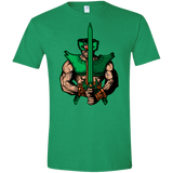 T-Shirts Heather Irish Green / S Evil Eye Men's Semi-Fitted Softstyle