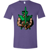 T-Shirts Heather Purple / S Evil Eye Men's Semi-Fitted Softstyle