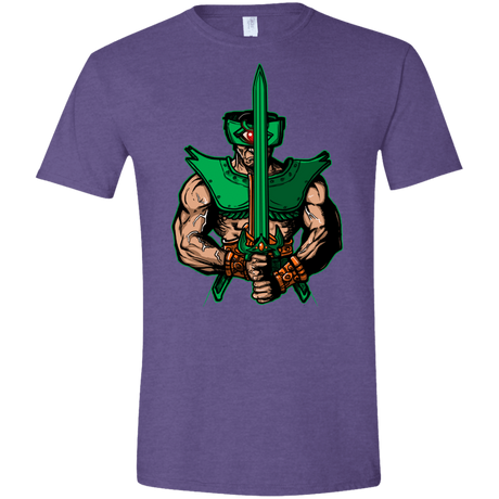 T-Shirts Heather Purple / S Evil Eye Men's Semi-Fitted Softstyle