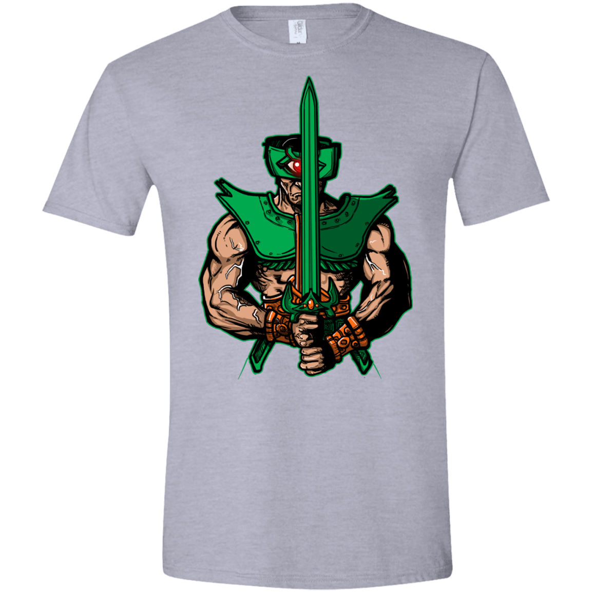 T-Shirts Sport Grey / X-Small Evil Eye Men's Semi-Fitted Softstyle