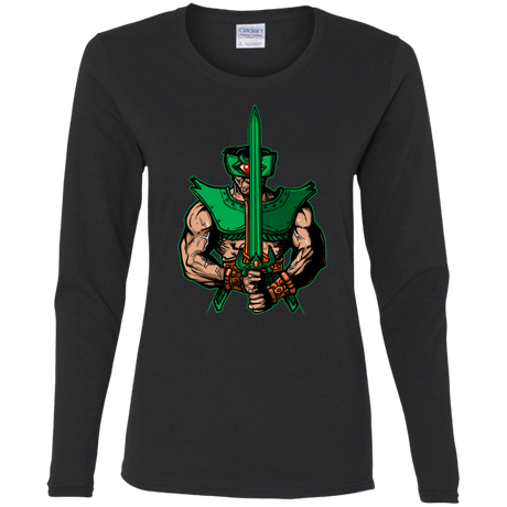 T-Shirts Black / S Evil Eye Women's Long Sleeve T-Shirt