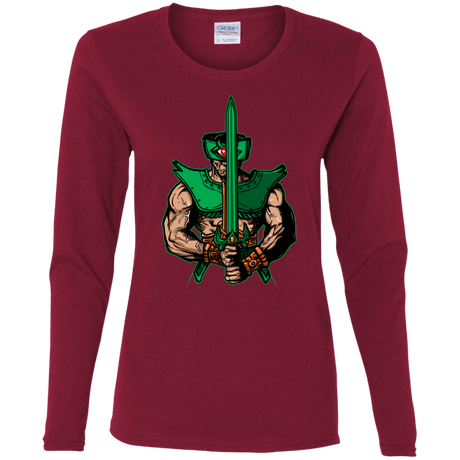 T-Shirts Cardinal / S Evil Eye Women's Long Sleeve T-Shirt