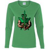 T-Shirts Irish Green / S Evil Eye Women's Long Sleeve T-Shirt