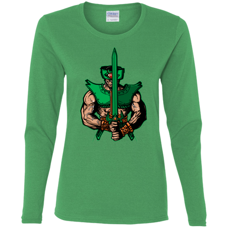 T-Shirts Irish Green / S Evil Eye Women's Long Sleeve T-Shirt