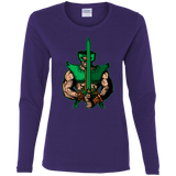 T-Shirts Purple / S Evil Eye Women's Long Sleeve T-Shirt