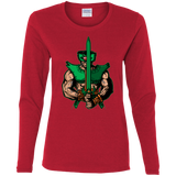 T-Shirts Red / S Evil Eye Women's Long Sleeve T-Shirt