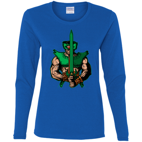 T-Shirts Royal / S Evil Eye Women's Long Sleeve T-Shirt